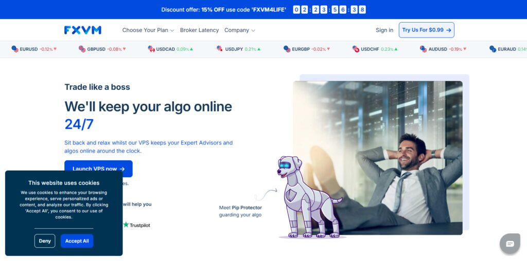 10 Best Forex VPS Providers with Ultra-Low Latency for HFT Systems 3 FXVM