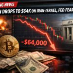 Breaking: Bitcoin Drops to $64K on Iran-Israel, Fed Fears