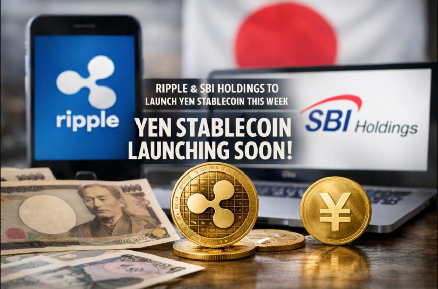 Ripple Affiliate SBI Holdings to Launch Yen Stablecoin This Week