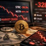 Bitcoin Rout Pushes STRC 26% Below Par, MSTR Hits New Low