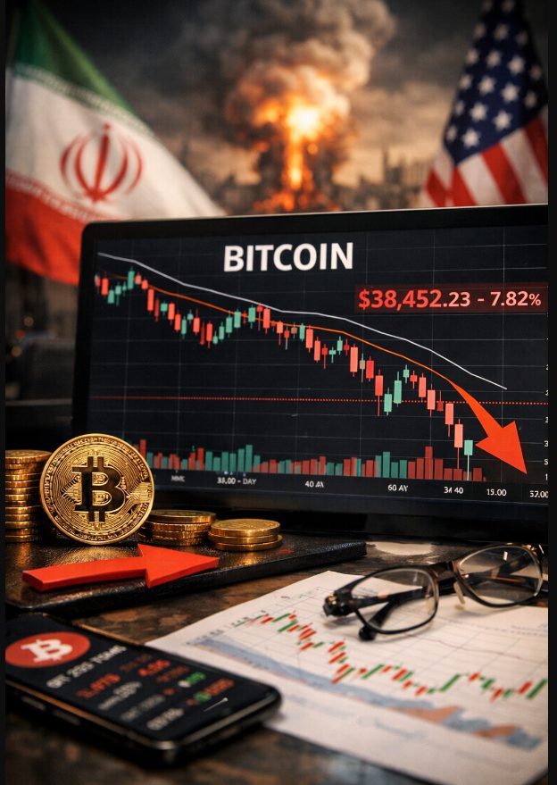 Bitcoin Drops as SMA Fails Amid Iran-US Tensions