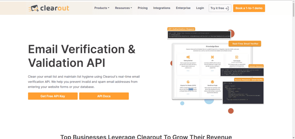 10 Best Email Verification APIs for 2026 10 Clearout API