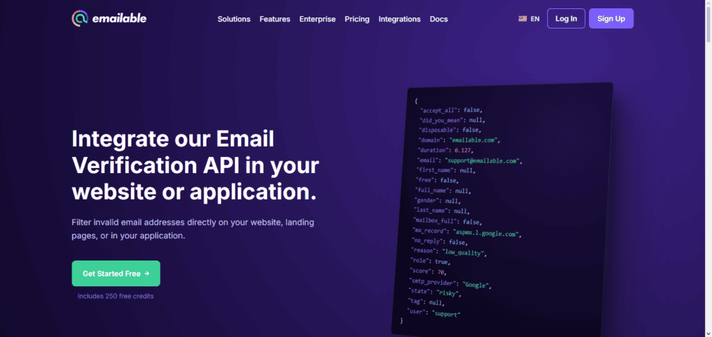 10 Best Email Verification APIs for 2026 11 Emailable API