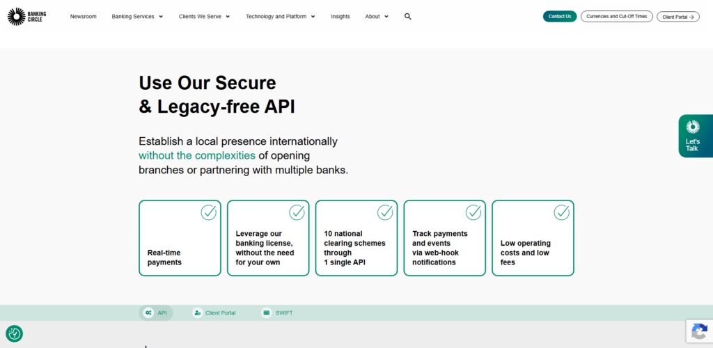 10 Best Open Banking APIs for Secure App Integrations 2026 9 Banking Circle API