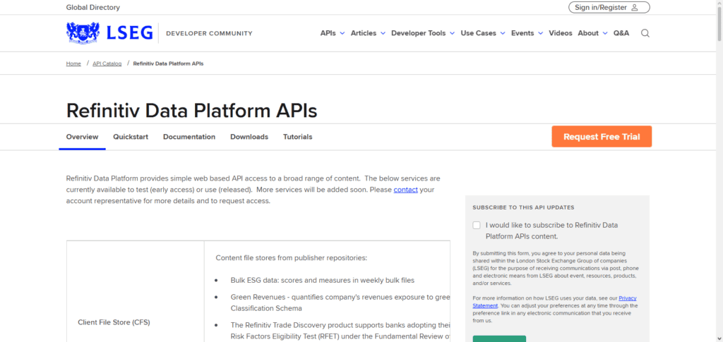 10 Best Economic Data APIs for Accurate Market Insights 10 Refinitiv Data Platform API