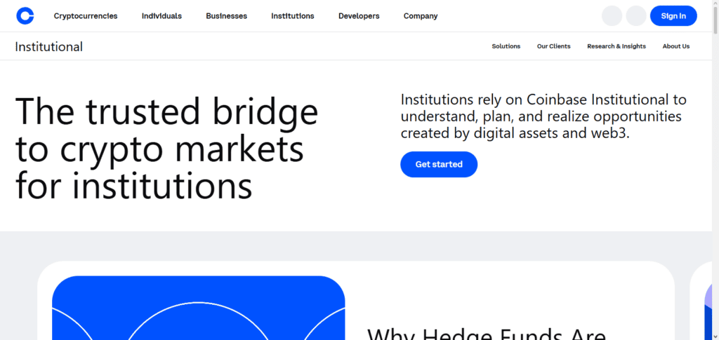 Coinbase Institutional