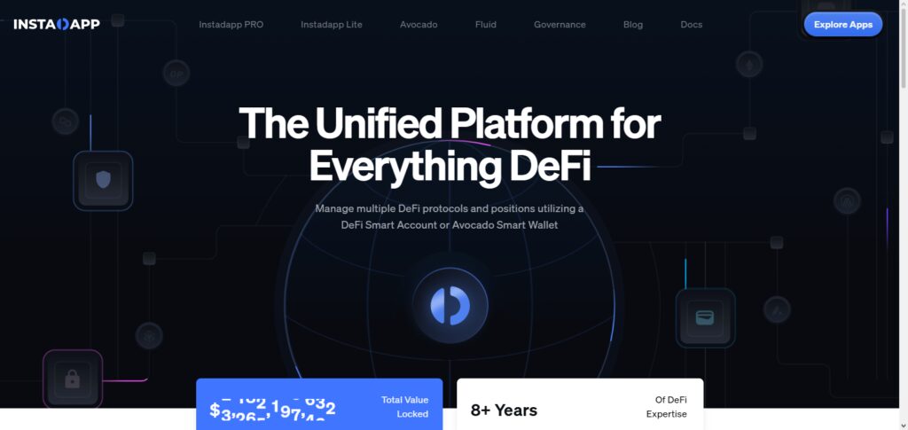 10 Best DeFi Yield Aggregators 2026 Guide 8 Instadapp