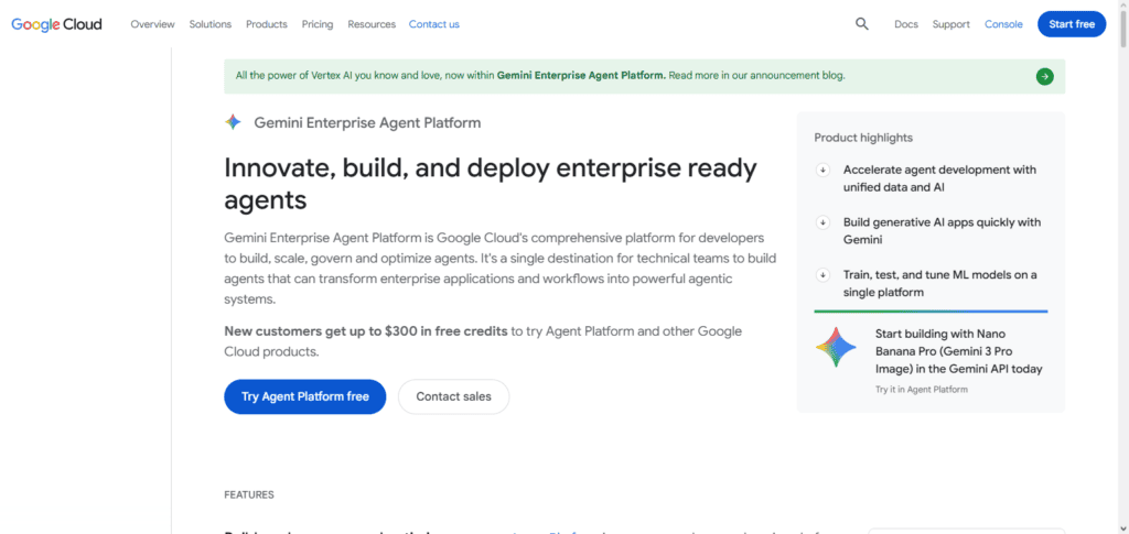  Google Vertex AI API