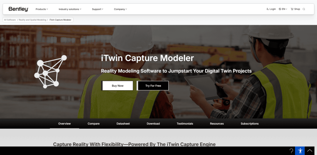 10 Best Drone Mapping Softwares for Construction Surveys 6 Bentley ContextCapture