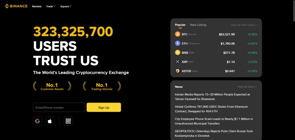 10 Best Crypto Exchanges in Spain 2026 – Top Picks 2 Binance Spain