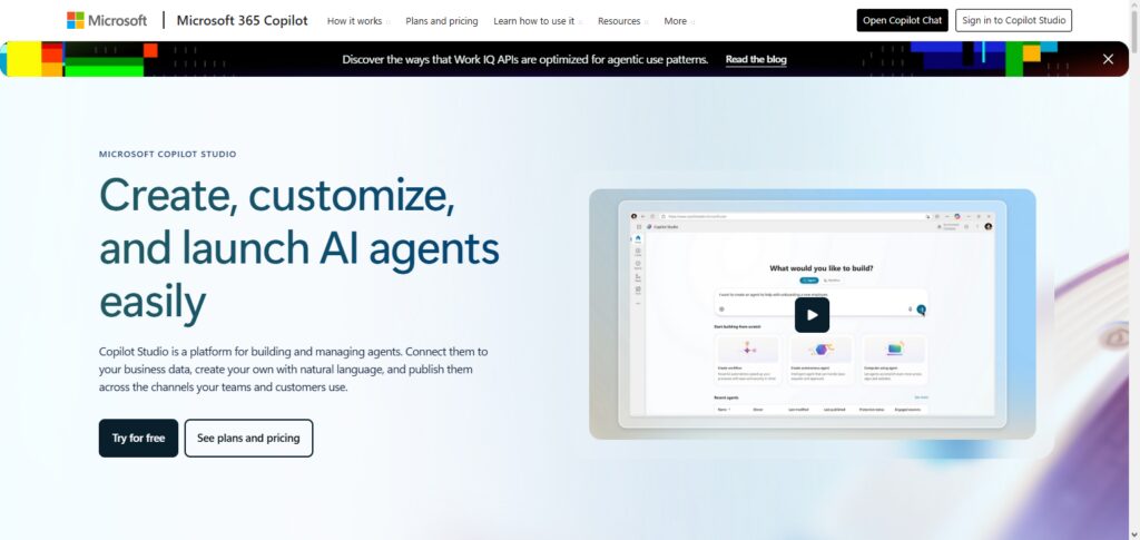10 Best AI Browser Agents for Businesses in 2026 8 Microsoft Copilot Studio Agent