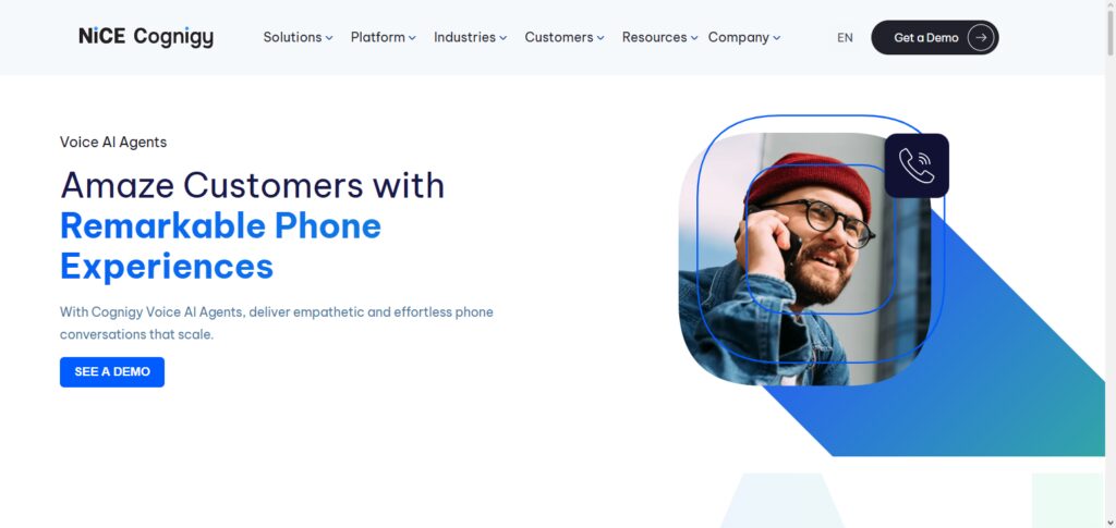10 Best AI Voice Agents for Customer Support Teams 2026 2 Cognigy Voice AI