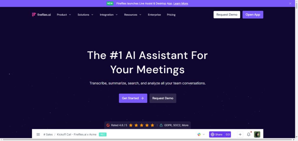 10 Best AI Meeting Assistants for Remote Teams in 2026 2 Fireflies.ai