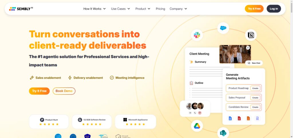 10 Best AI Meeting Assistants for Remote Teams in 2026 4 Sembly AI