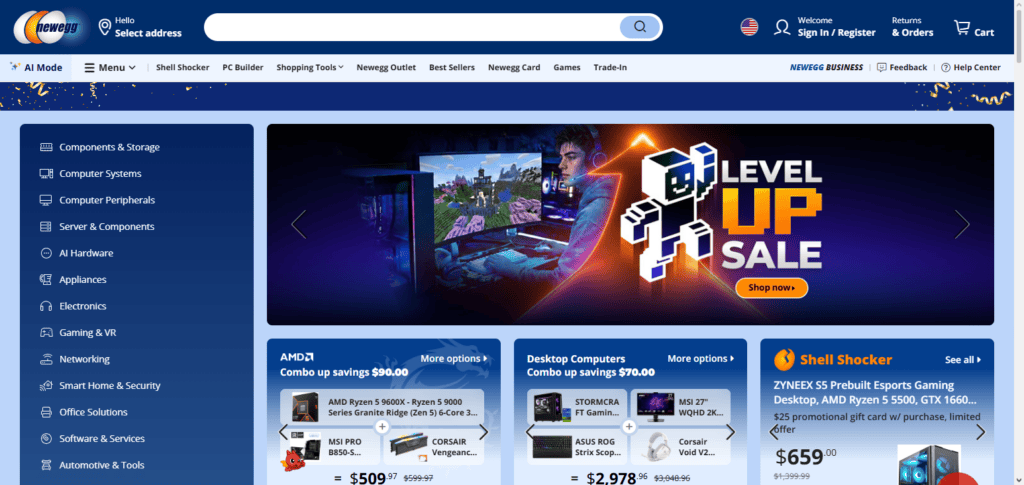 10 E-Commerce Platforms Using Crypto Cashback for Retention 8 Newegg