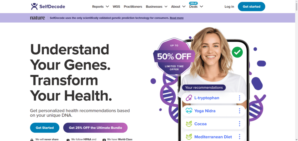 10 Best At-Home Biomarker & DNA Testing Kits for Nutrition 7 SelfDecode DNA Kit